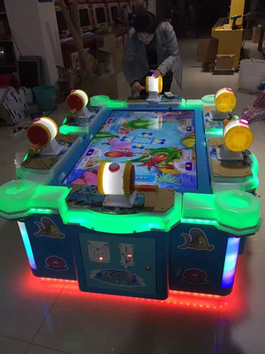 鸿鹰动漫六人深海钓鱼游戏机 探索深海奥秘的娱乐利器